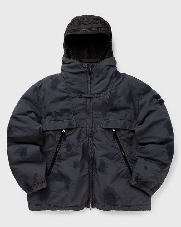 REAL DOWN JACKET HAND COLOURING ON DAVID-TC., GARMENT DYED + HANDMADE TREATMENT