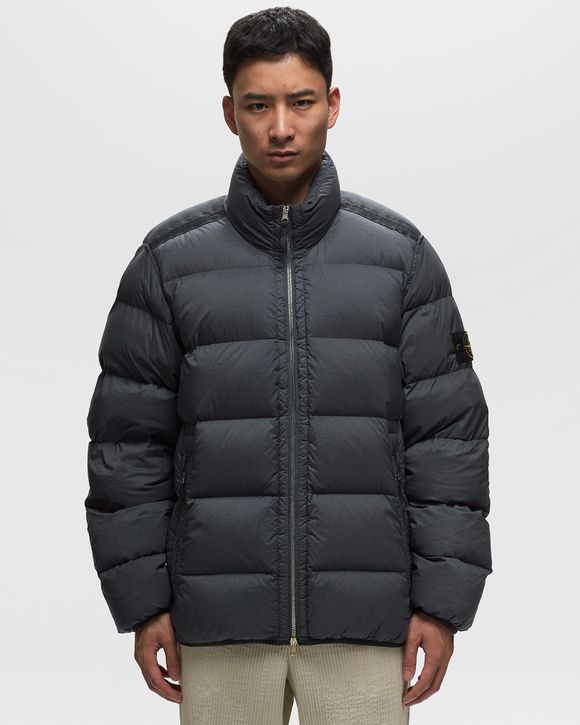 Stone Island REAL DOWN JACKET SEAMLESS TUNNEL NYLON DOWN - TC, GARMENT DYED  Grey - LEAD GREY