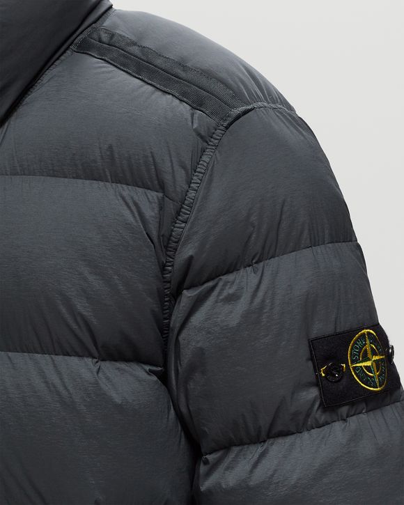 Stone island best sale grey puffer jacket