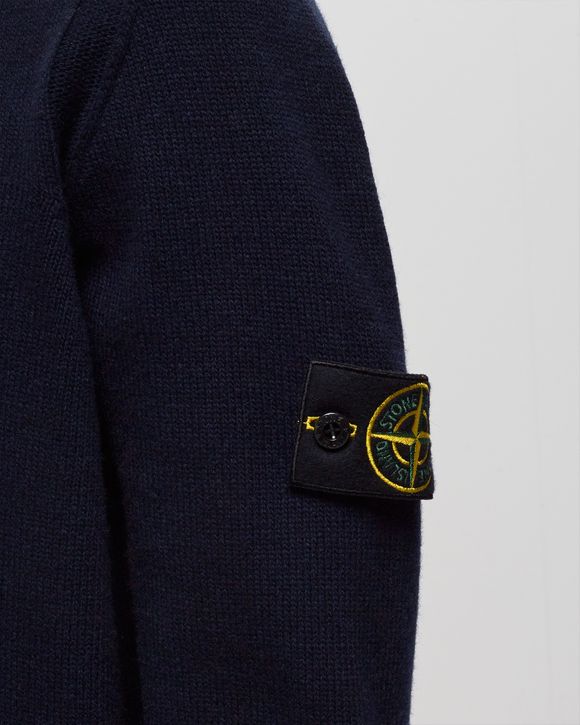 Stone island outlet navy blue jumper