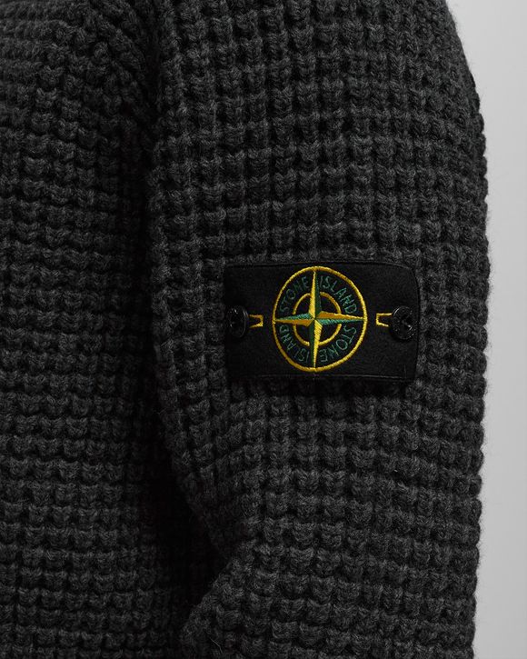 Stone Island KNITWEAR STITCH IN PURE WOOL Grey | BSTN Store