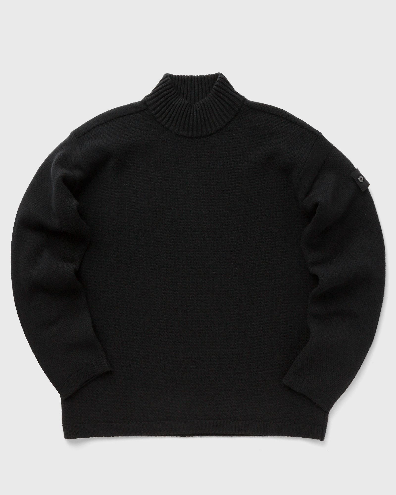 Stone Island - knitwear geelong wool_  ghost pieces men pullovers black in größe:s