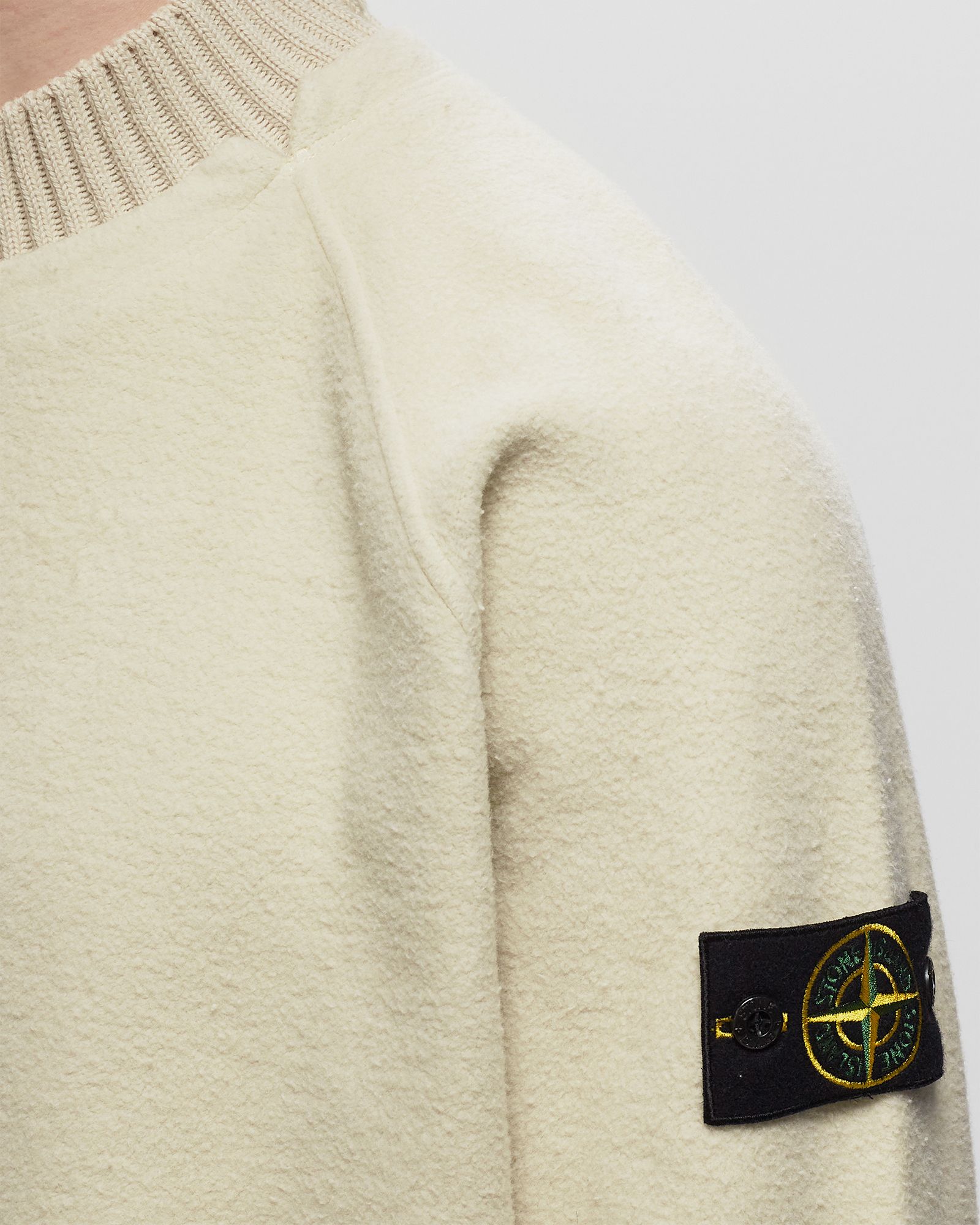 SWEAT-SHIRT GAUZED COTTON AND NYLON, GARMENT DYED