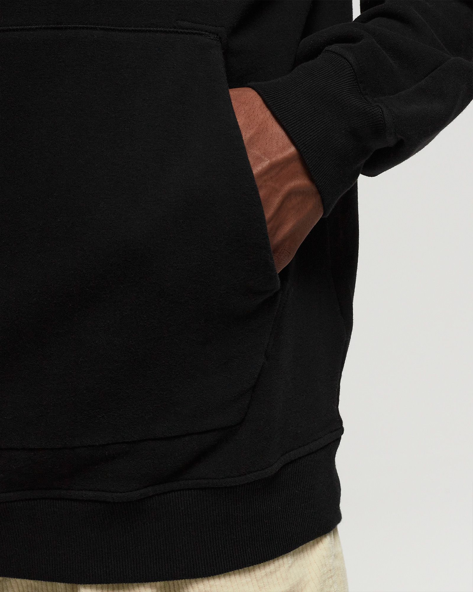 SWEAT-SHIRT STRETCH COTTON FLEECE, GARMENT DYED