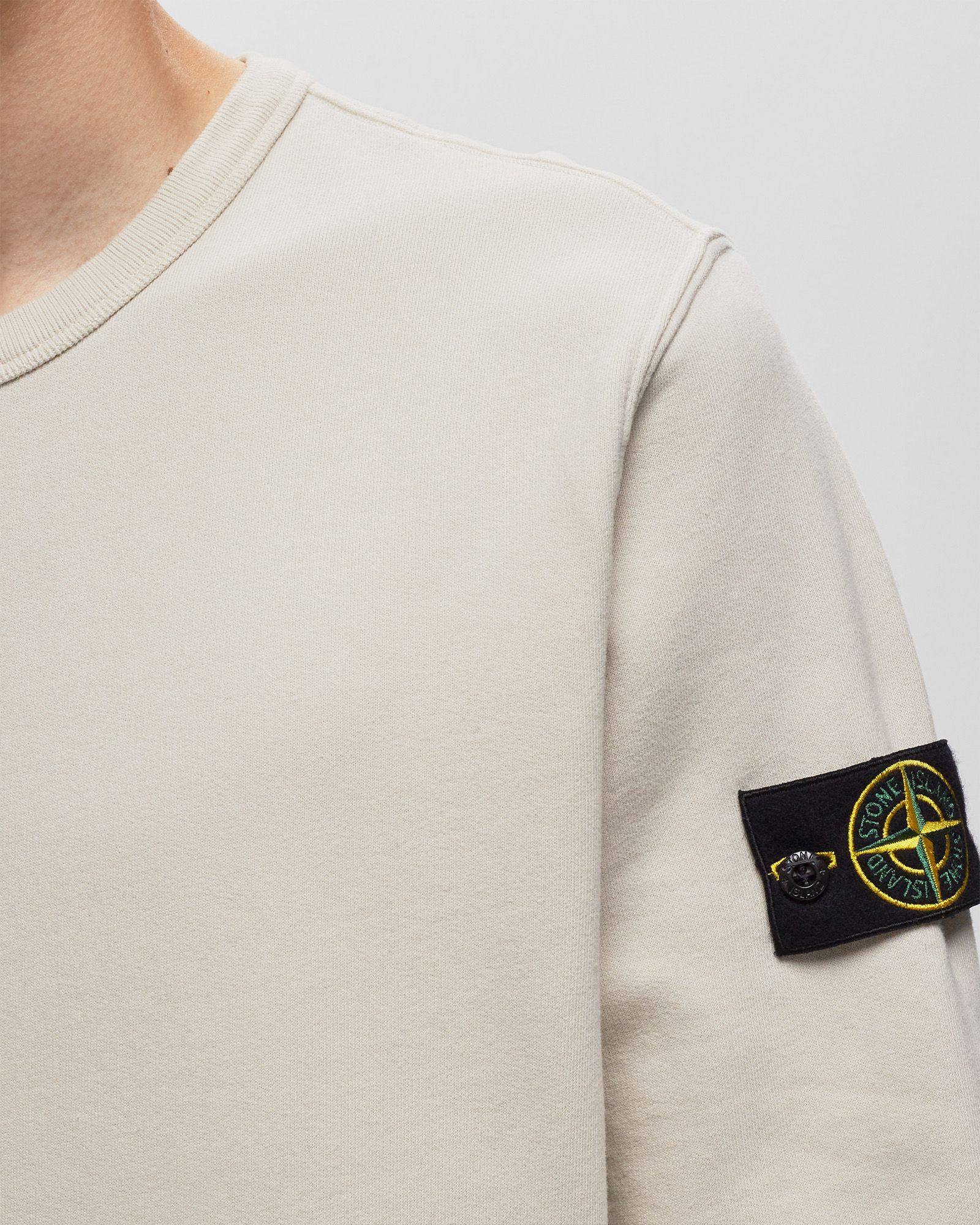 SWEAT-SHIRT BRUSHED COTTON FLEECE, GARMENT DYED