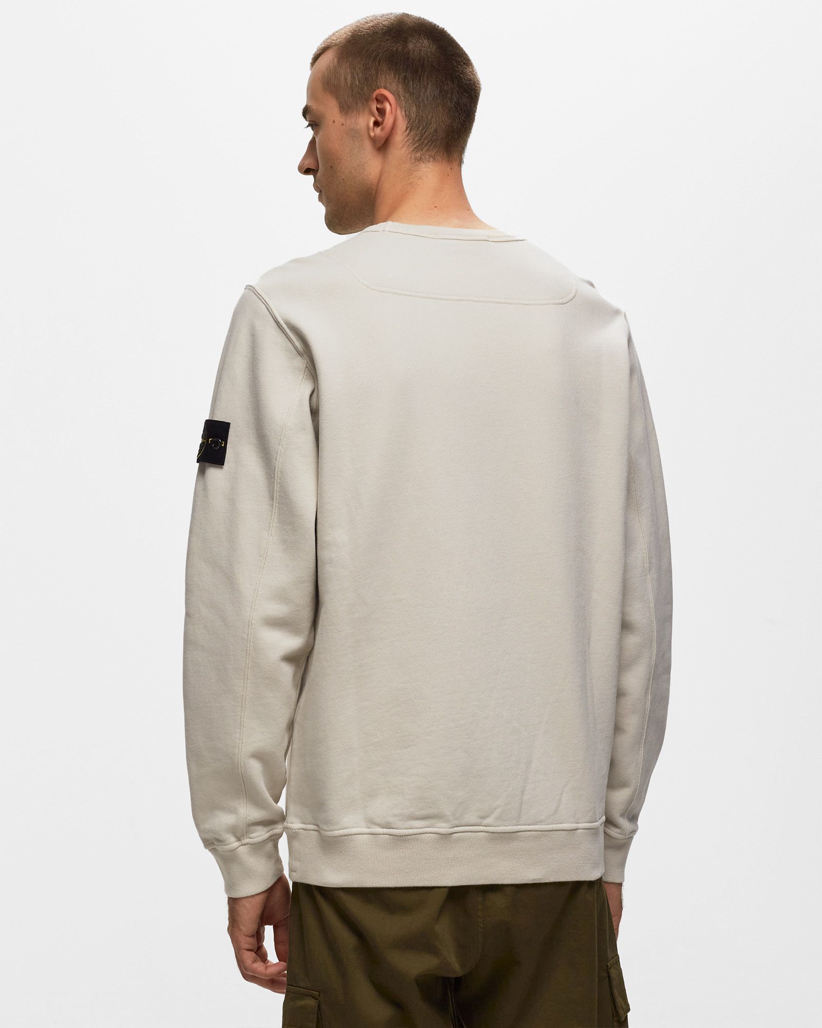 SWEAT-SHIRT BRUSHED COTTON FLEECE, GARMENT DYED
