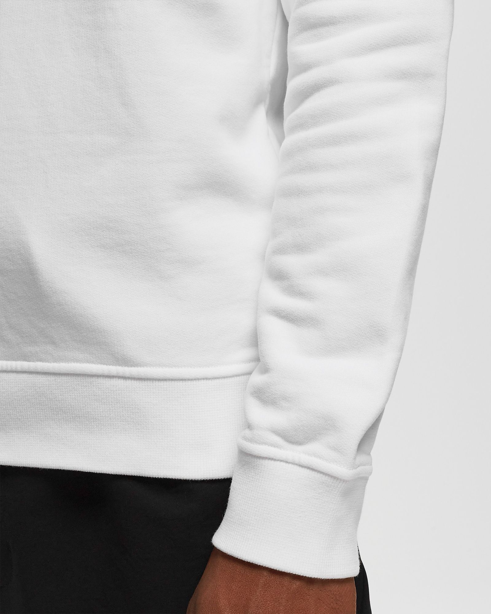 SWEAT-SHIRT BRUSHED COTTON FLEECE, GARMENT DYED