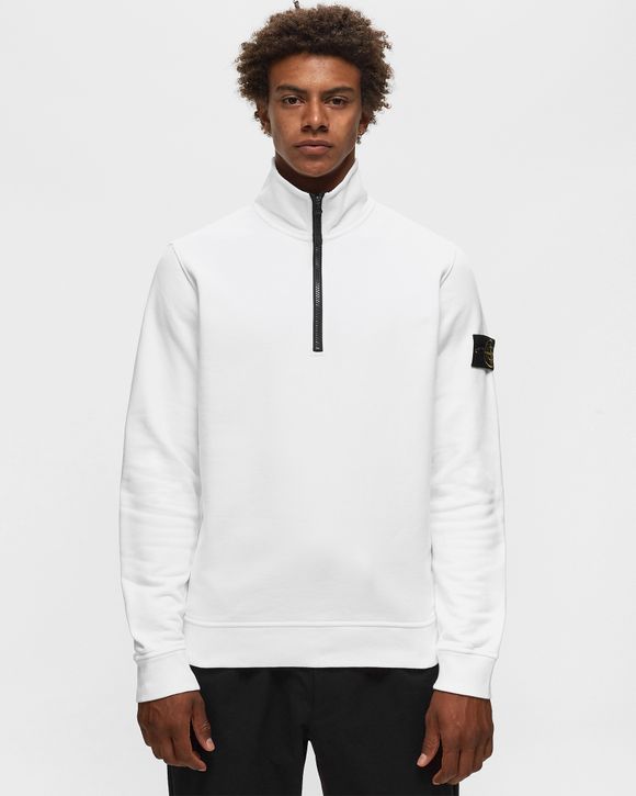 Stone island garment dyed half zip sweat on sale