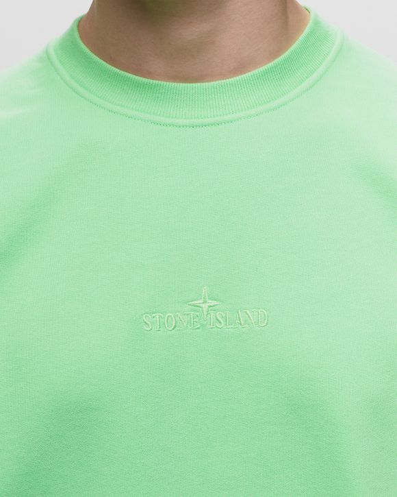 Stone island mint green 2024 sweatshirt