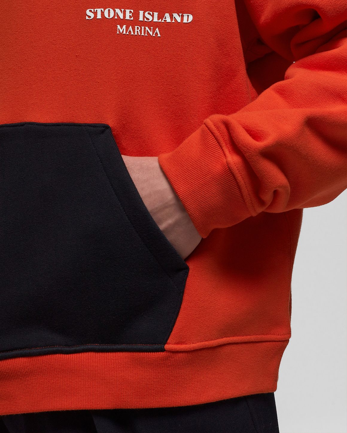 STONE ｜SWEATSHIRTS (671X6 MARINA Cotton Fleece Cr Stone Island MARINA COTTON FLEECE SWEATSHIRT Purple | BSTN Store