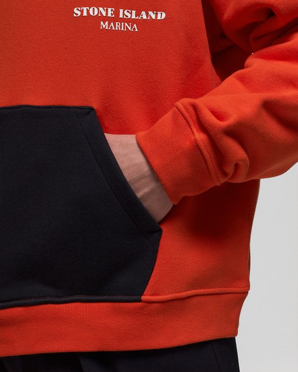 Sweat orange stone island new arrivals