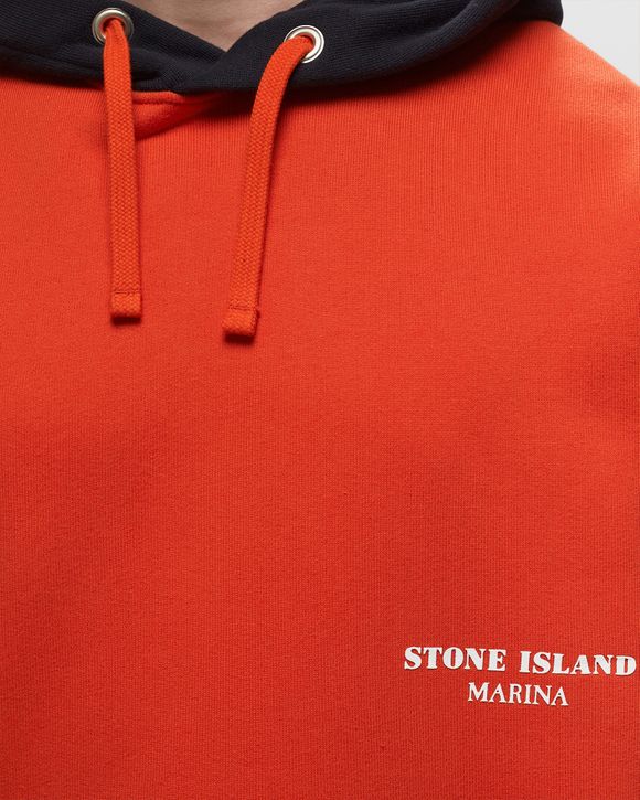 Stone Island SWEAT-SHIRT COTTON FLEECE_ STONE ISLAND MARINA Black 
