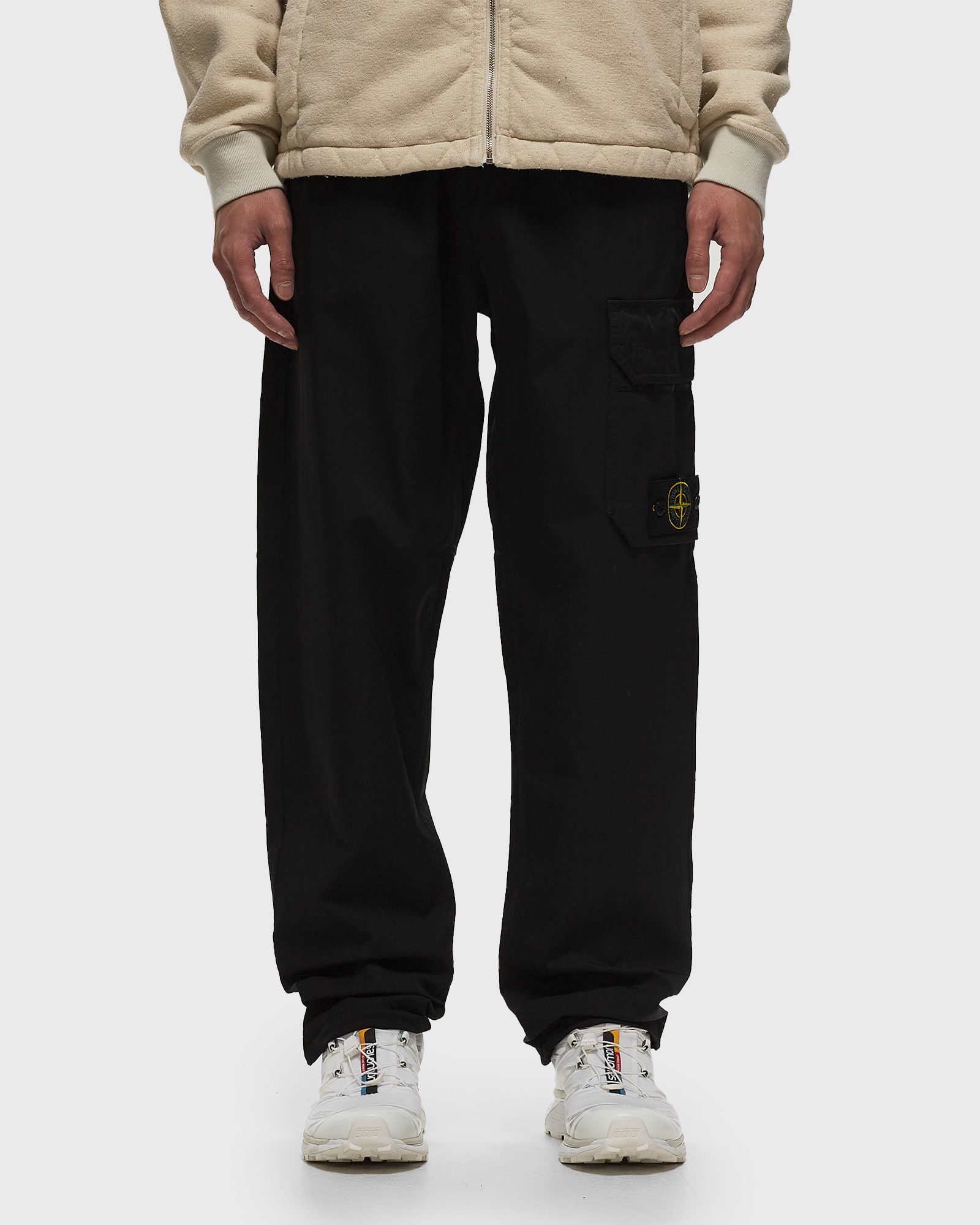 PANTS 77% RECYCLED STRETCH NYLON TWILL, GARMENT DYED