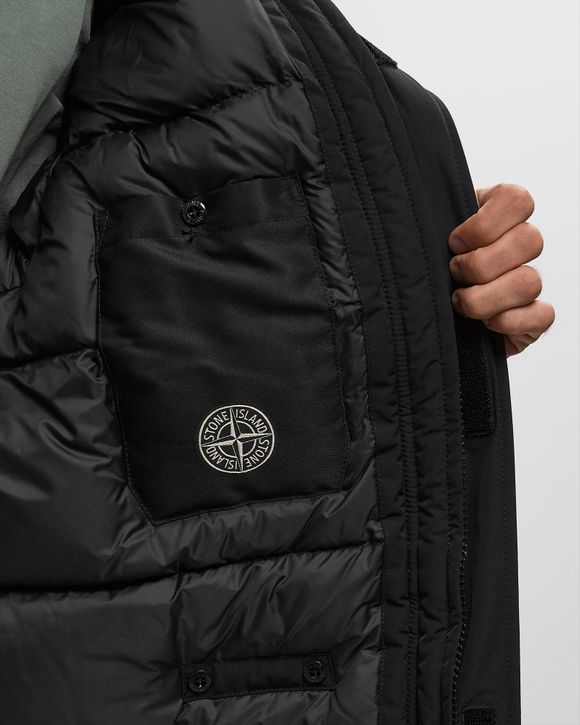 Stone Island REAL DOWN BLOUSON MICRO TWILL Black - black