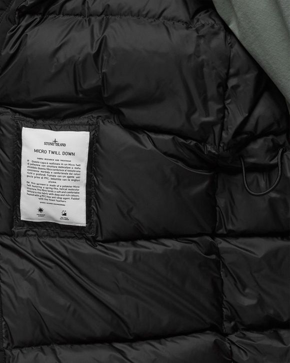 Stone Island REAL DOWN BLOUSON MICRO TWILL Black | BSTN Store