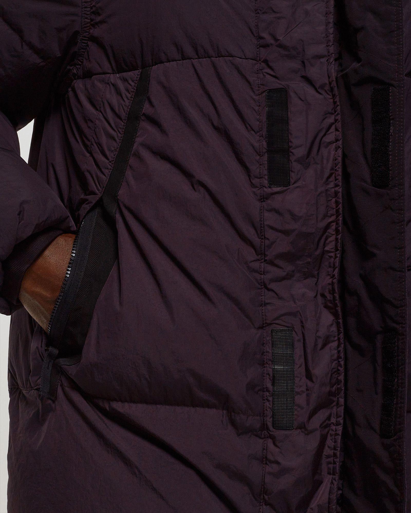 REAL DOWN BLOUSON GARMENT DYED CRINKLE REPS RECYCLED NYLON