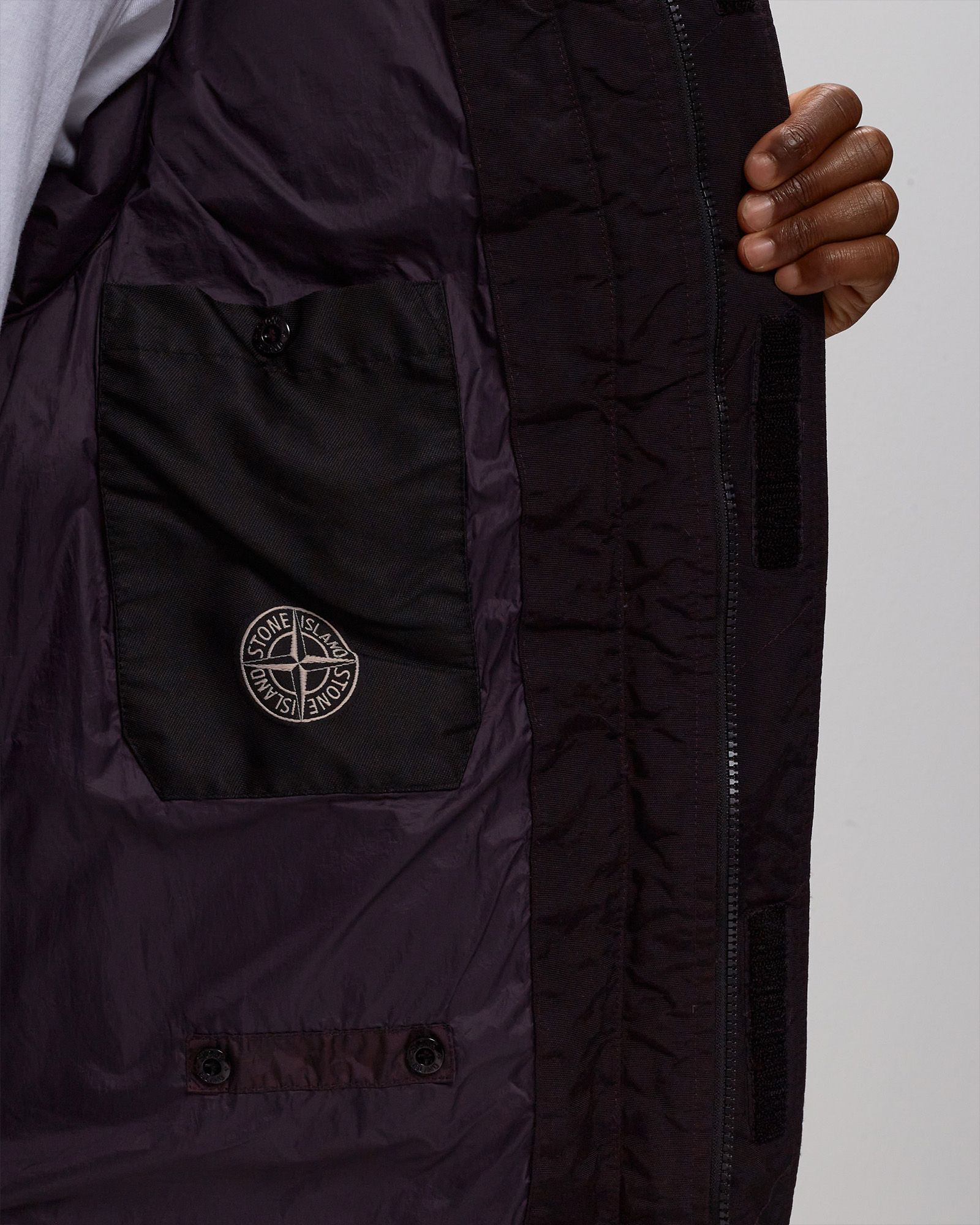 REAL DOWN BLOUSON GARMENT DYED CRINKLE REPS RECYCLED NYLON