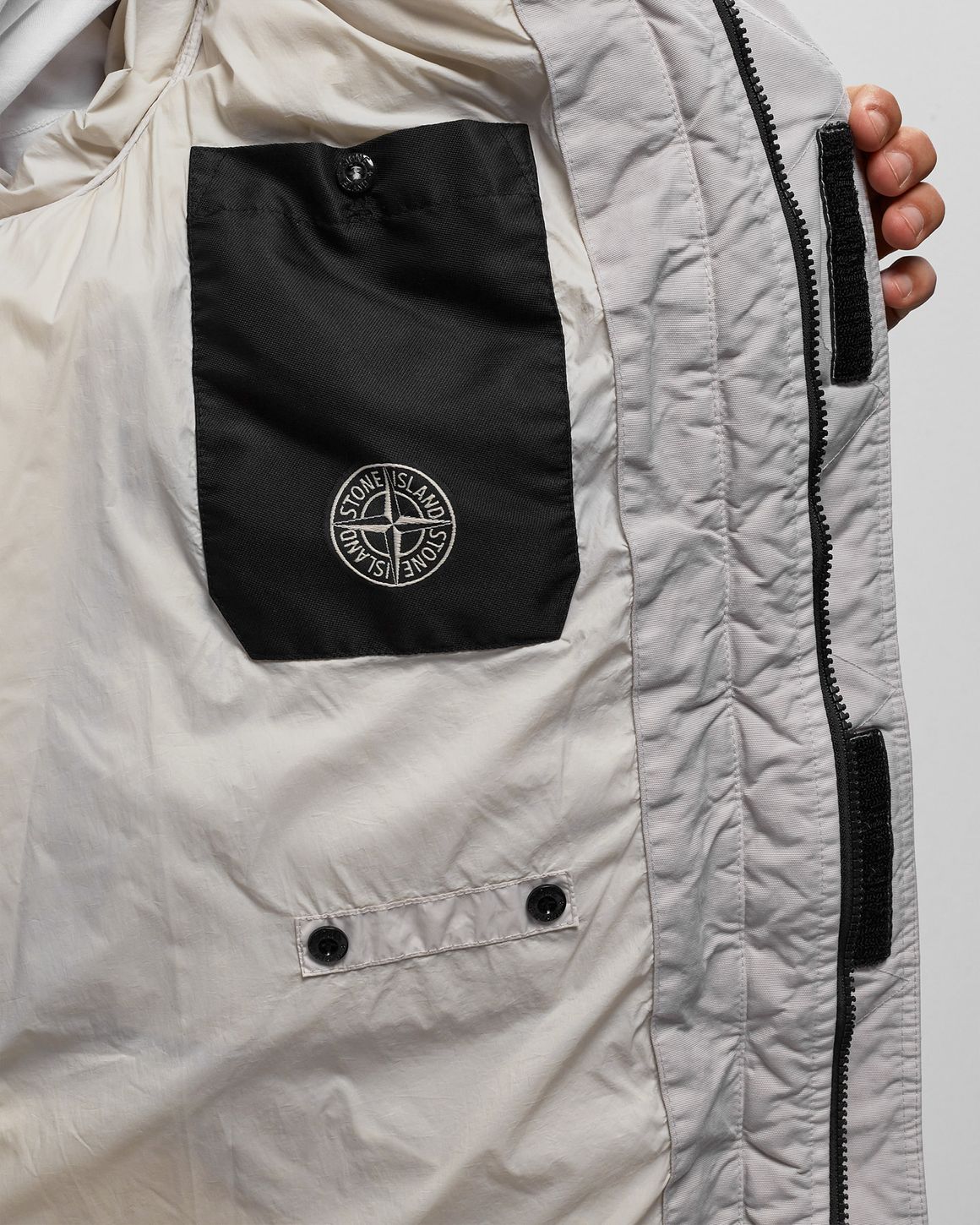 Stone Island REAL DOWN BLOUSON GARMENT DYED CRINKLE REPS RECYCLED 