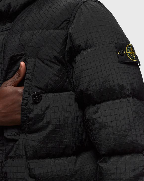 Black stone island store puffer