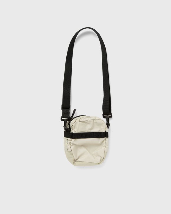 Stone Island BUMBAG MUSSOLA GOMMATA CANVAS ACCESSORIES, GARMENT DYED Brown  - PLASTER