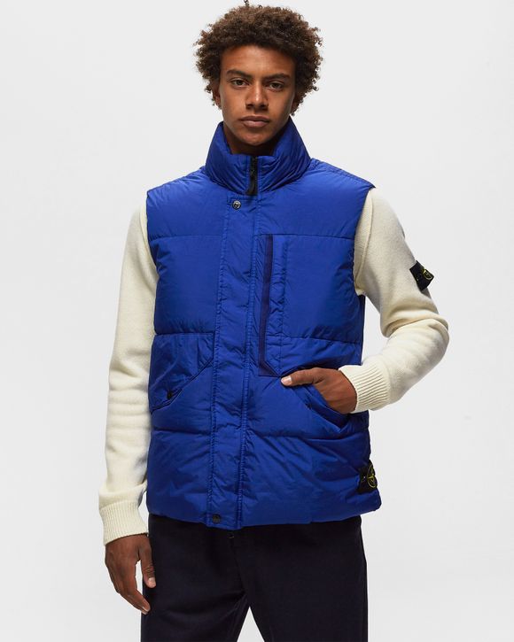 Stone Island SLEEVELESS REALDOWN JACKET GARMENT DYED CRINKLE REPS