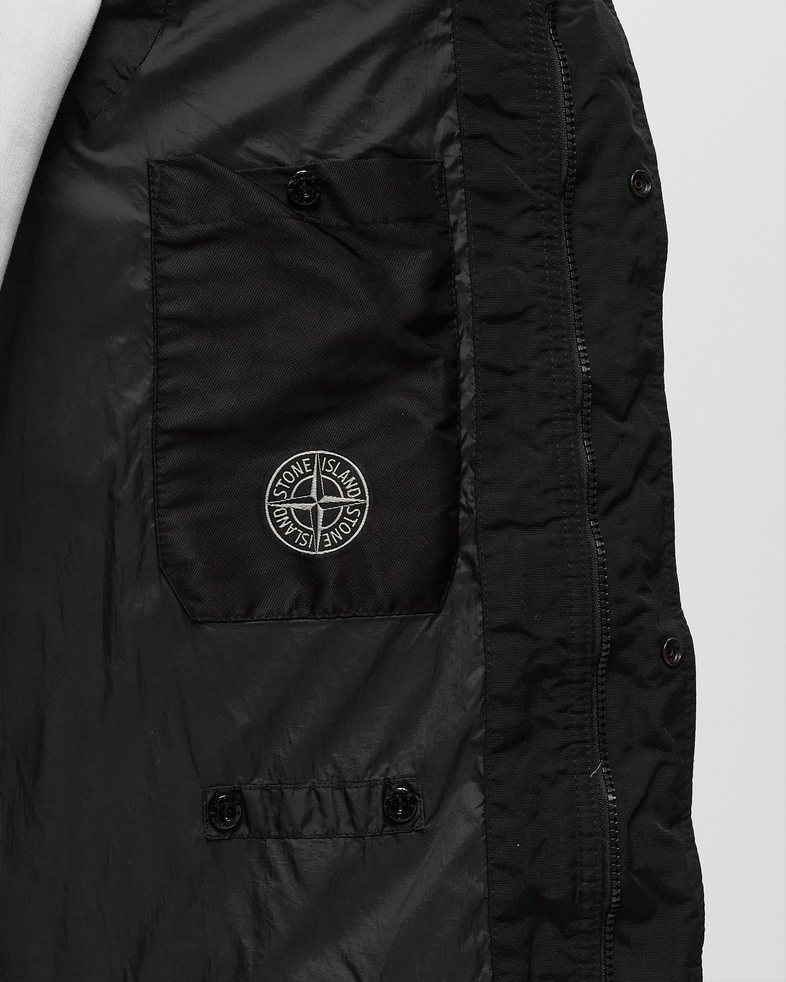 SLEEVELESS REALDOWN JACKET GARMENT DYED CRINKLE REPS RECYCLED NYLON