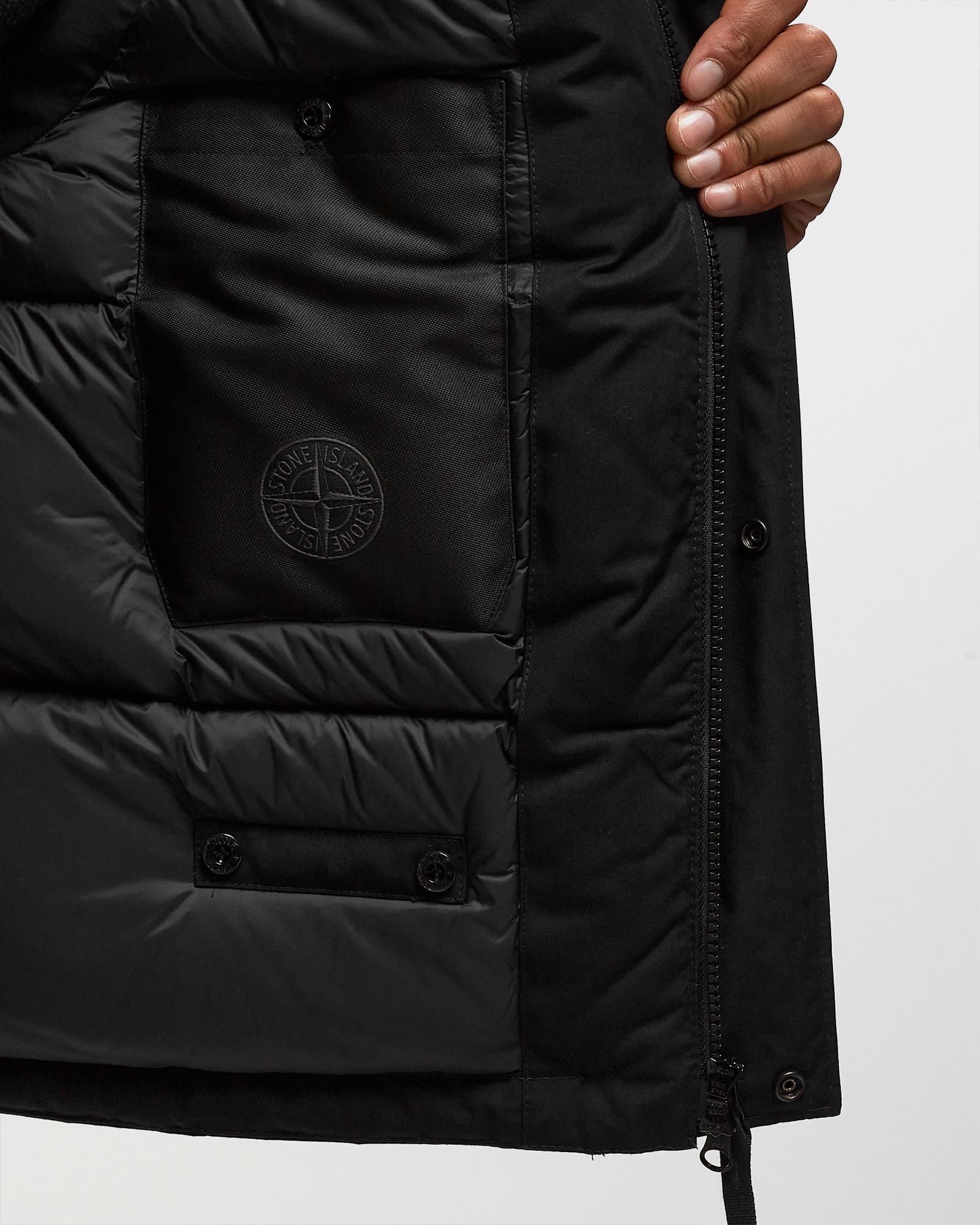 SLEEVELESS REALDOWN JACKET O-VENTILE®_ STONE ISLAND GHOST PIECE
