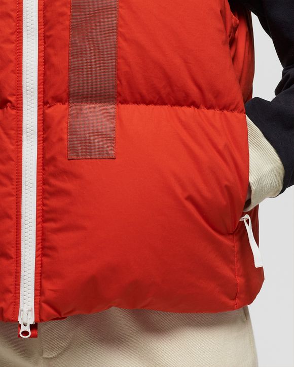 SLEEVELESS REALDOWN JACKET RUBBER WAX POPLIN DOWN_ STONE ISLAND MARINA