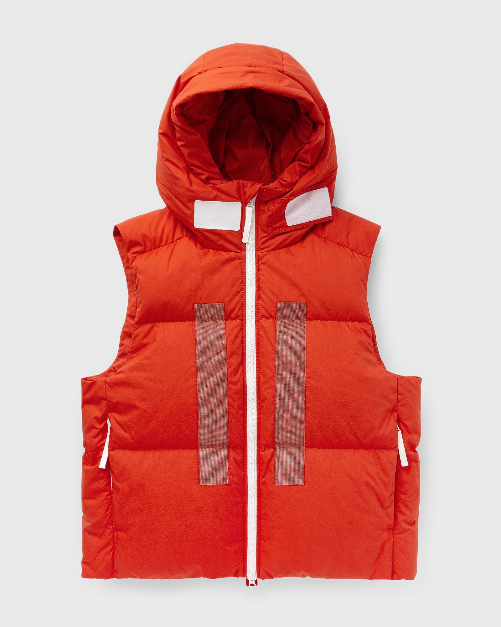 SLEEVELESS REALDOWN JACKET RUBBER WAX POPLIN DOWN_ STONE ISLAND MARINA