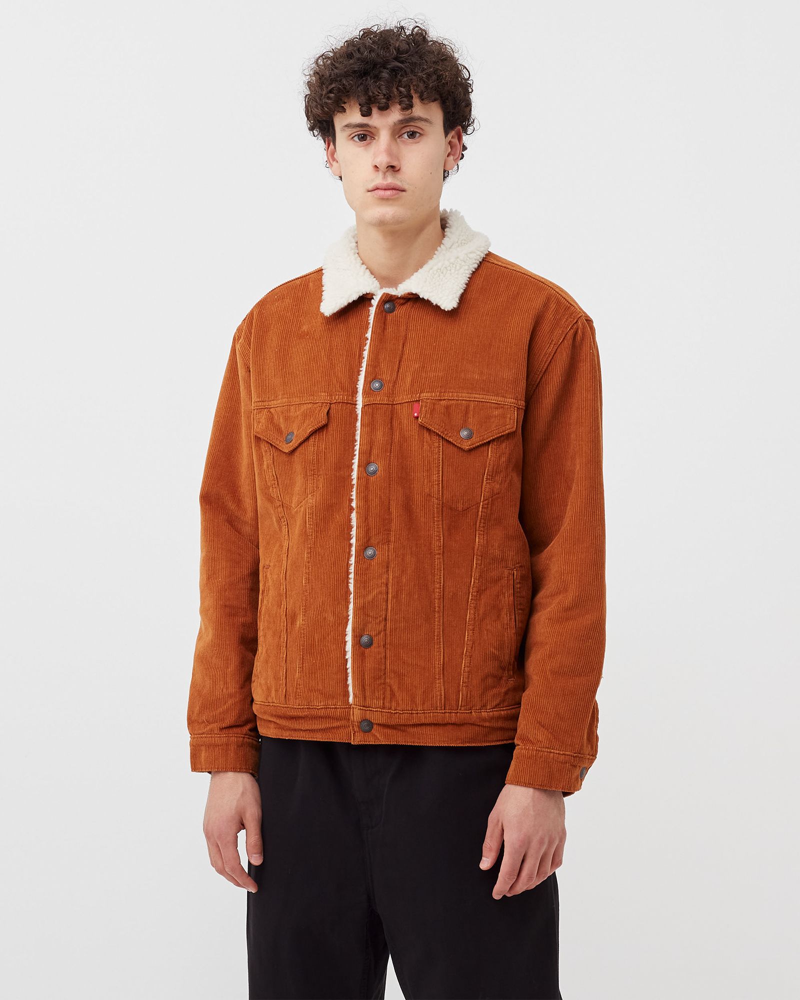 VINTAGE FIT SHERPA TRUCKER JACKET