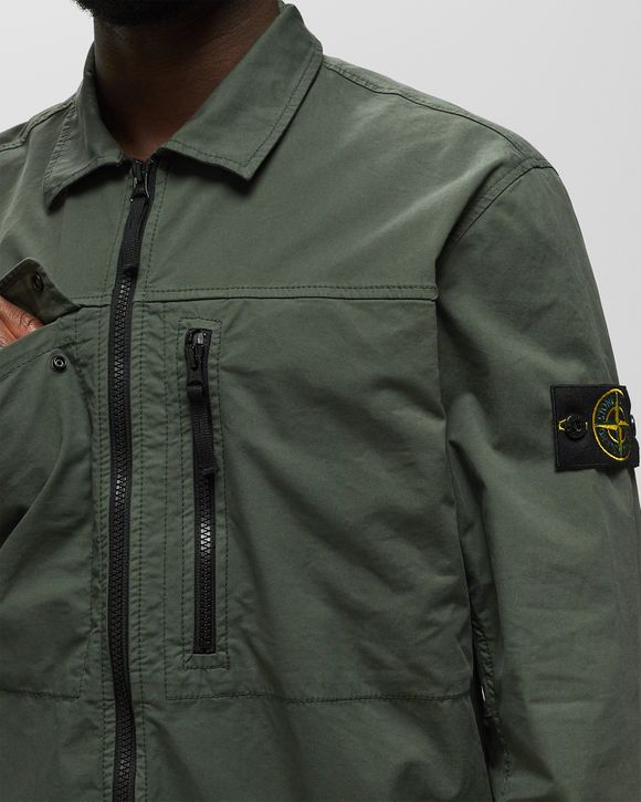 Stone island best sale overshirt yellow