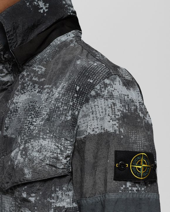 Stone island hot sale windbreaker grey