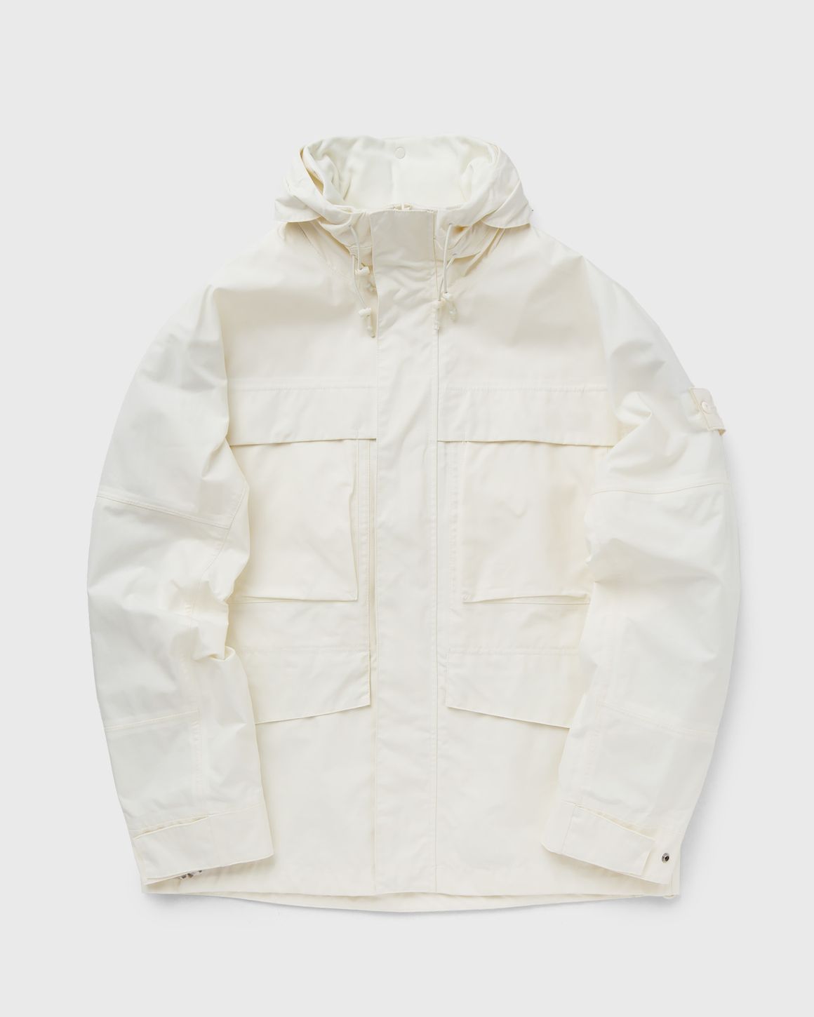 Stone Island WEATHERPROOF COTTON CANVAS GHOST JACKET White BSTN Store