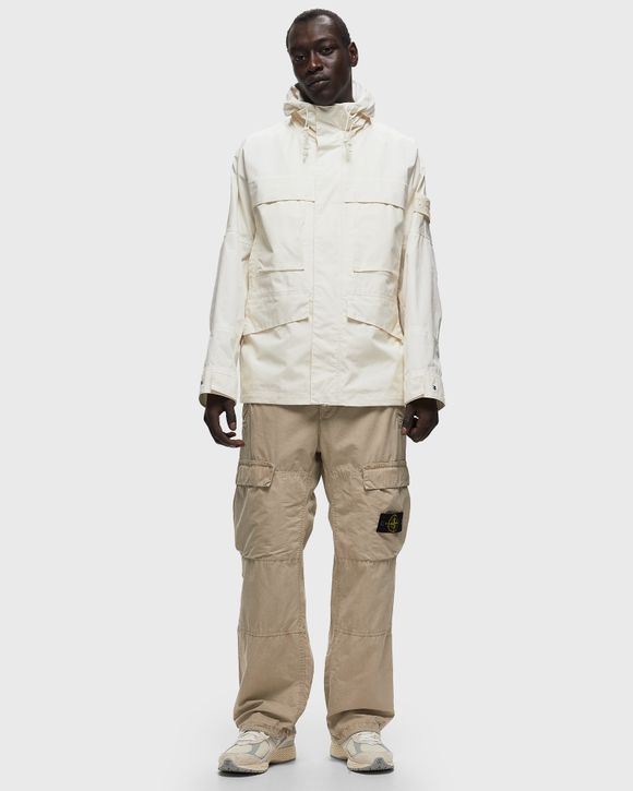 Stone Island WEATHERPROOF COTTON CANVAS GHOST PIECE White | BSTN Store