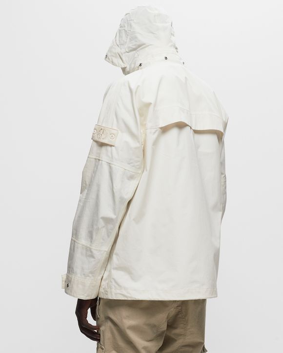 Stone Island WEATHERPROOF COTTON CANVAS GHOST PIECE White - NATURAL