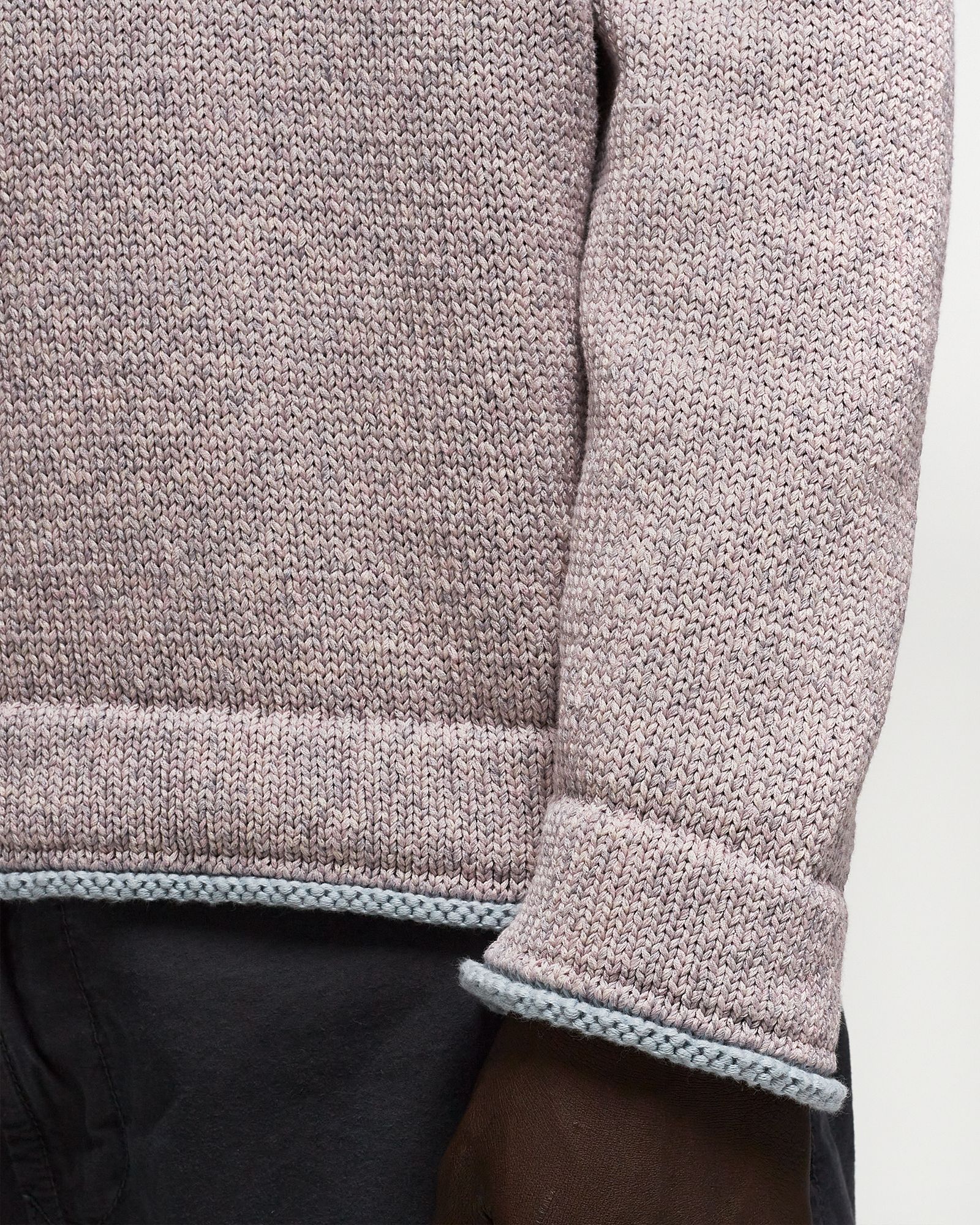 KNITWEAR HALF ZIP SWEATSHIRT