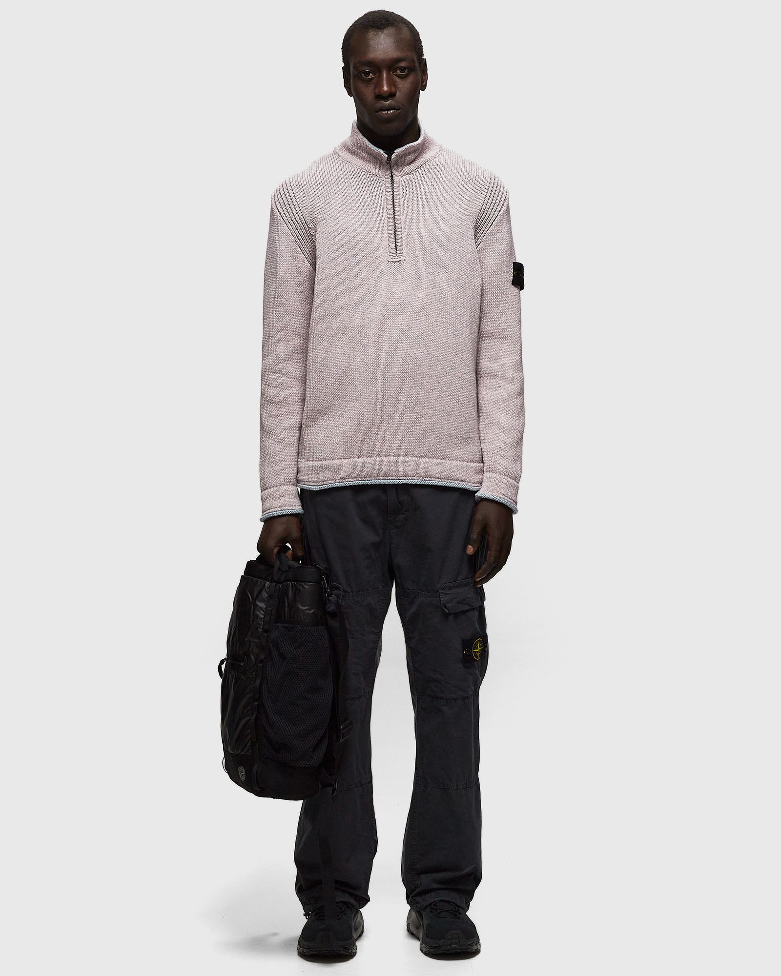 KNITWEAR HALF ZIP SWEATSHIRT