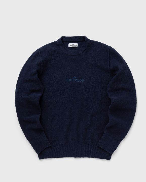 Stone island navy hot sale blue jumper