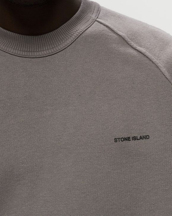 ★送料関税込【STONE 】Cotton Sweatshirt Stone Island boy's cotton crewneck sweatshirt 801661340