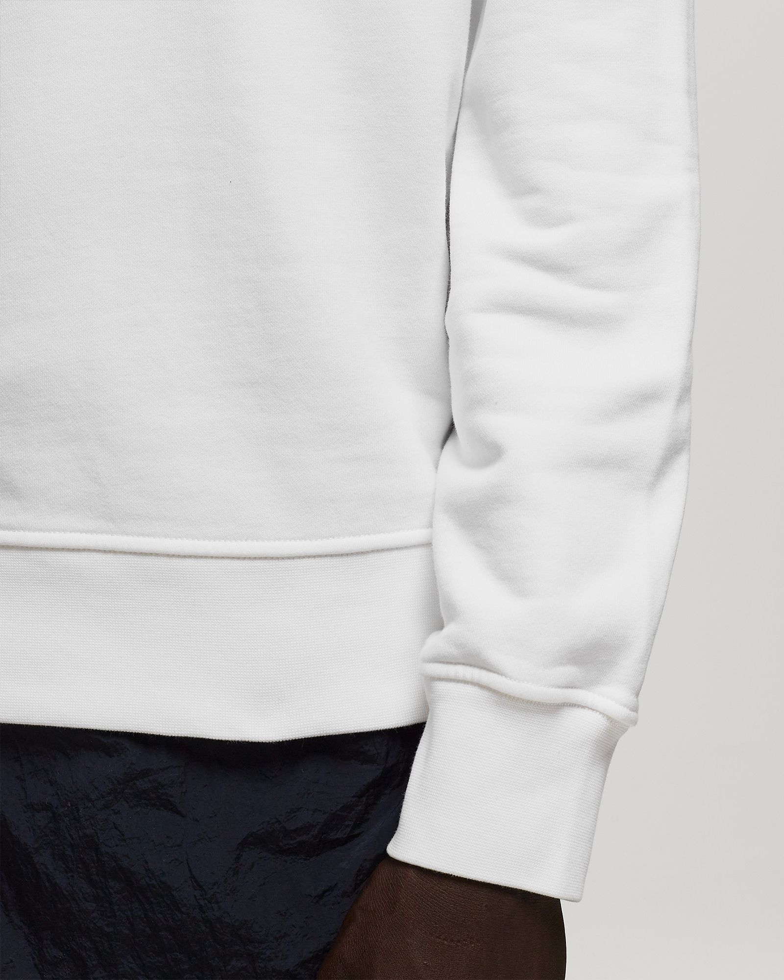 COTTON FLEECE CREWNECK SWEATSHIRT