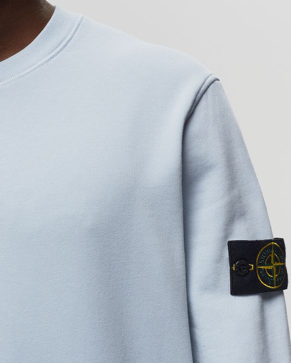 Stone island discount sweatshirt sky blue