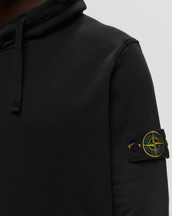 Black stone island zip up online hoodie