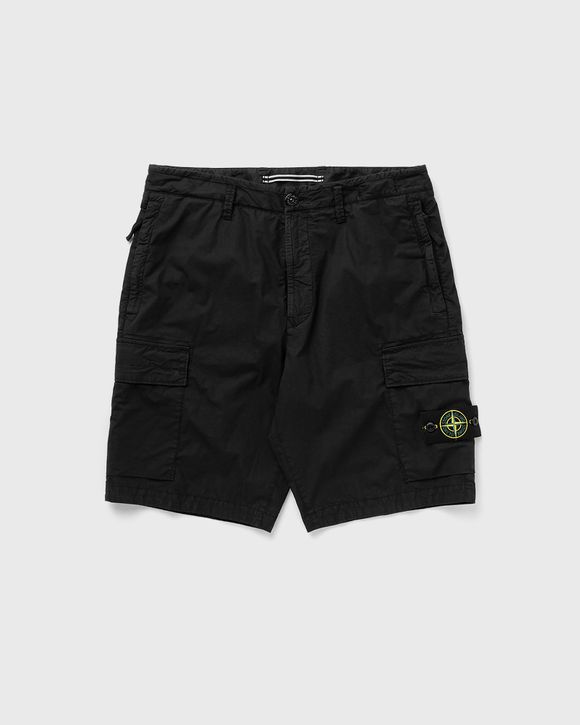 Mens black stone store island shorts