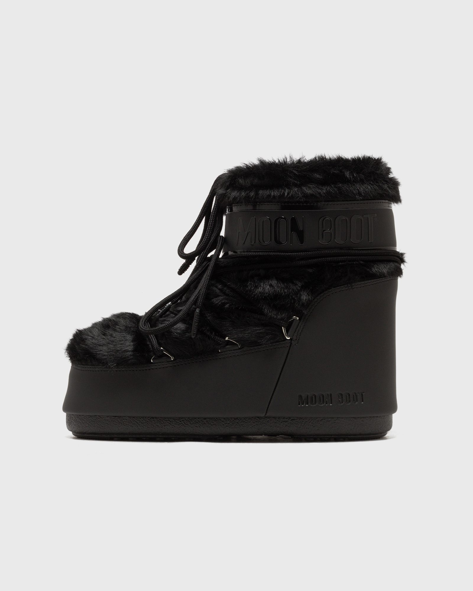 新品一点物 N/OH M12 RUNNY BLACK + Moon M Moon Boot MB ICON LOW FAUX FUR Black | BSTN Store