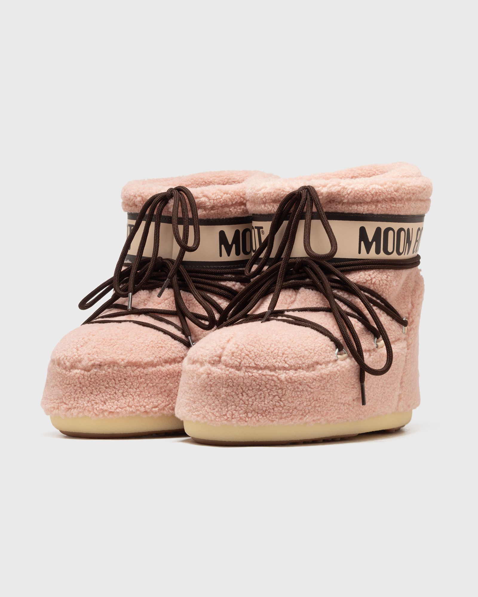 Moon Boot MB ICON LOW FLEECE Pink | BSTN Store