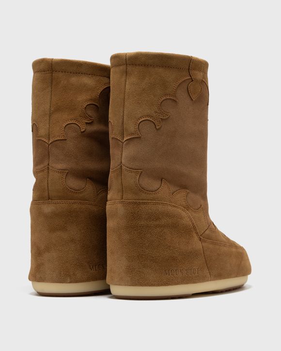 Moon Boot MB ICON SUEDE EMBROIDERY Brown | BSTN Store