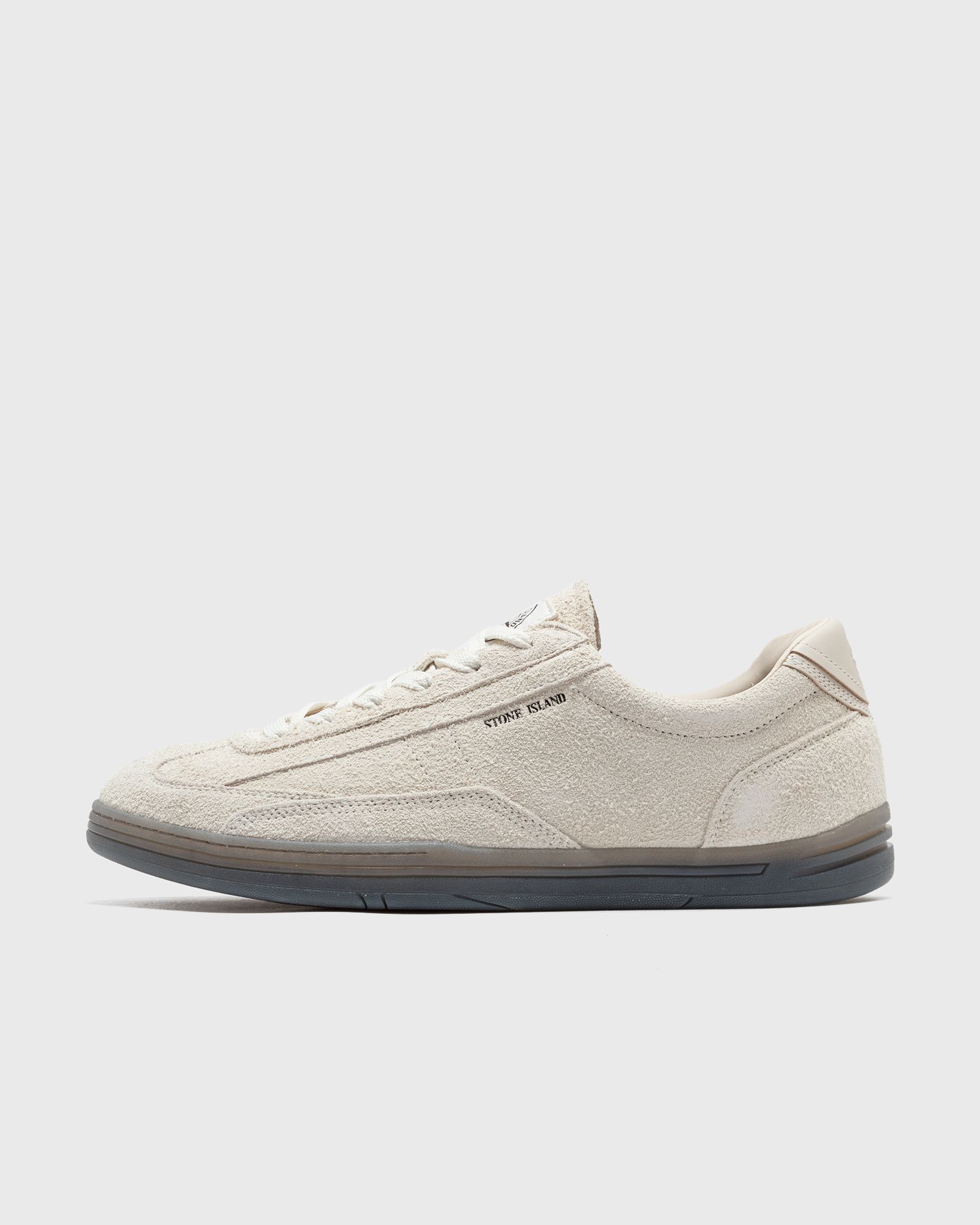 Stone Island - suede leather lace-up sneaker men lowtop beige in größe:46