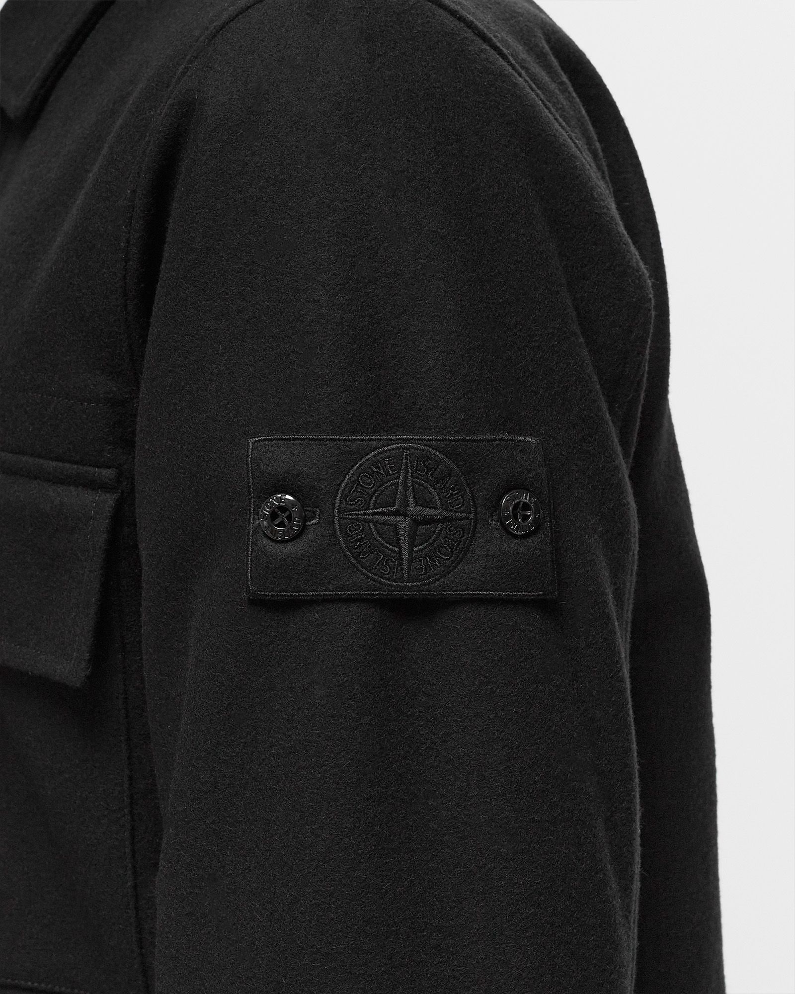 GHOST WOOL NYLON FLANNEL OVERSHIRT