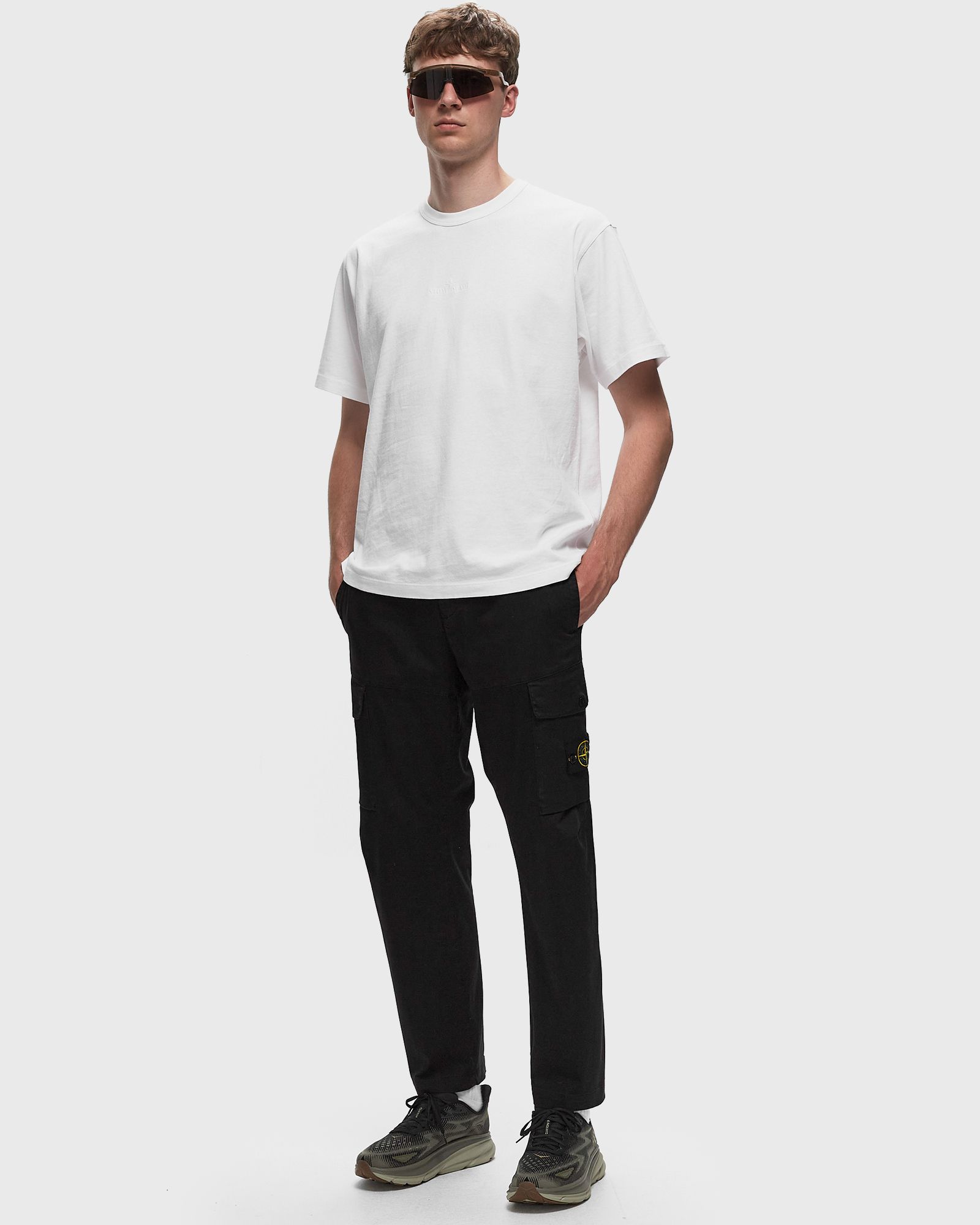ORGANIC COTTON SATIN STRETCH CARGO PANTS