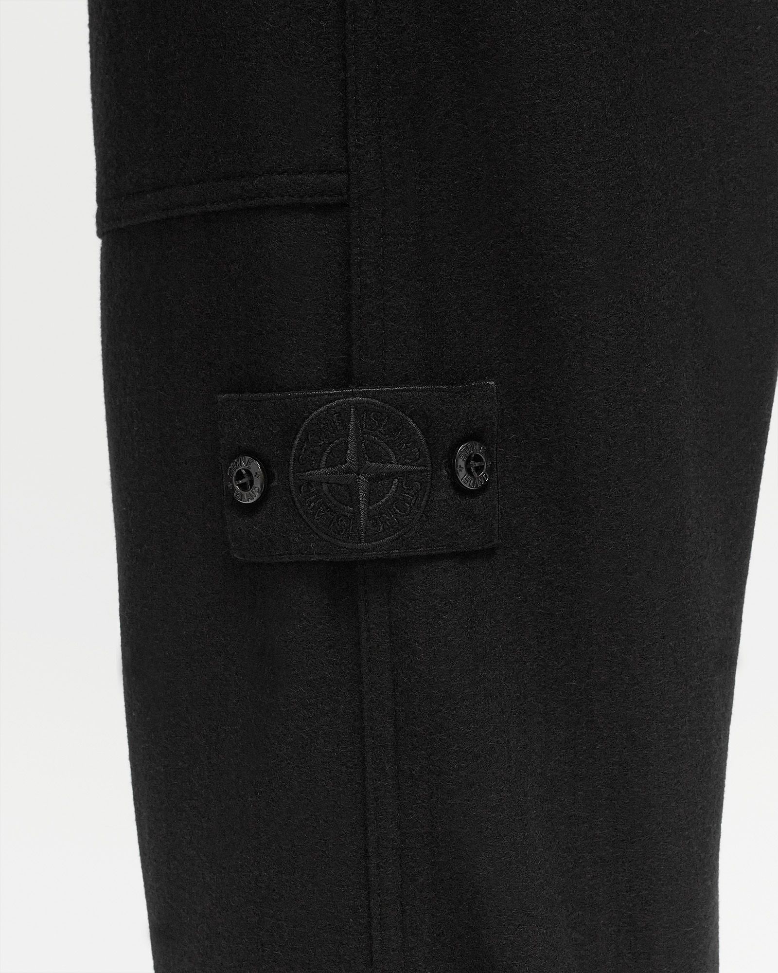 GHOST WOOL NYLON FLANNEL JOGGER TROUSERS